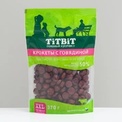 TitBit Крокеты с говядиной для собак всех пород, 370г