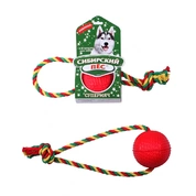 Сибирский Пес игрушка для собак Супермяч на веревке кольцо