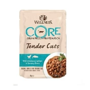 Wellness Core корм для кошек Курица/лосось кусочки в соусе, 85 г