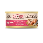 Wellness Core консервы для кошек Тунец/лосось кусочки в бульоне, 79 г