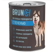 Brunch консервы для собак с печенью, 850г