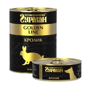 Четвероногий Гурман Golden Line консервы для собак Кролик