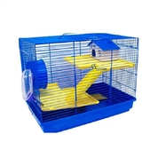 N1 клетка для грызунов прямоугольная укомплектованная 3 этажа, 47*30*37см