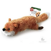 GiGwi игрушка для собак Лиса с большой с пищалкой/ткань, 63см.