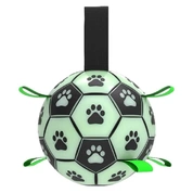 Perseiline игрушка для собак Мяч футбольный Люминар светится в темноте, L 18.2 см