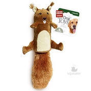GiGwi игрушка для собак Белка с большой пищалкой/ткань,пластик 32см