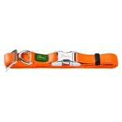 Hunter Alu-Strong ошейник для собак с металлической застежкой оранжевый