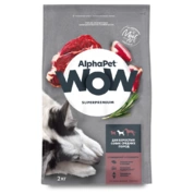 AlphaPet Wow корм для собак средних пород Говядина/Сердце