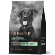 Premier Adult Medium корм для собак средних пород Ягненок/Индейка