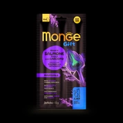 Monge Gift Hairbal лакомство для кошек Палочки с лососем и артишоком для вывода шерсти 45 г