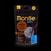 Monge Gift Kitten лакомство для кошек Подушечки с форелью и молоком, 60 г