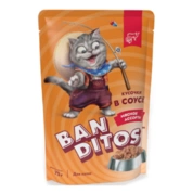 Banditos влажный корм для котят кусочки в соусе 