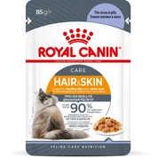 Royal Canin Hair&Skin корм для кошек желе, 85 г