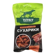 TitBit лакомство для собак Сухарики со вкусом бекона, 55 г