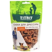 TitBit лакомство для собак Снеки для дрессуры с индейкой, 100 г