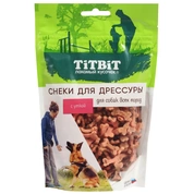 TitBit лакомство для собак Снеки для дрессуры с уткой, 100 г