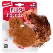 GiGwi игрушка для собак Белка с пищалкой искусств мех, 16 см