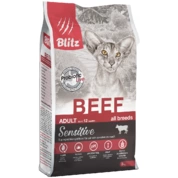 Blitz Sensitive корм для кошек Говядина