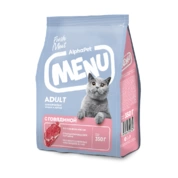 AlphaPet Menu корм для взрослых кошек Говядина