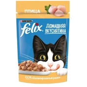 Felix Домашняя вкуснятина для кошек Птица 75г