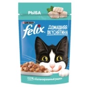 Felix Домашняя вкуснятина для кошек Рыба, 75г