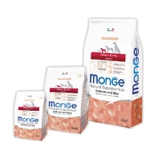 Monge Mini корм для взрослых собак малых пород Лосось/рис