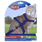 Trixie шлейка c поводком для кошек, 22-42см/10мм