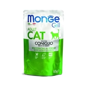 Monge Grill корм для кошек Кролик желе, 85 г