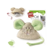 GiGwi игрушка для кошек Мышка с кошачьей мятой текстиль, 8 см