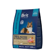 Brit Premium by Nature Sensitive для собак всех пород с бараниной и индейкой