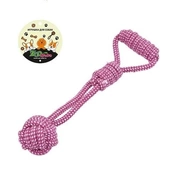 ZooM игрушка для собак грейфер Мяч плетенный с ручкой, 32 см