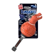 GiGwi Dinoball Т-рекс с отключаемой пищалкой оранжевый 13см