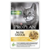 Pro Plan Sterilised корм для кошек Курица соус