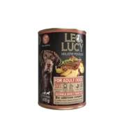 LEO&LUCY холистик д/собак Паштет с телятиной, яблоком и биодобавками, 400 г