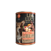 LEO&LUCY холистик д/собак Паштет с ягненком, грушей и биодобавками,подходит пожилым, 400 г