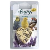 Fiory био-камень для птиц в форме сердца с лавандой, 100 г