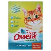 Омега Neo витамины для кошек с морскими водорослями, 90 таб
