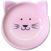 Mr.Kranch миска для кошек керамическая Блюдце Мордочка кошки, 80 мл