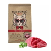 Best Dinner Holistic корм для стерилизованных кошек склонных к аллергии Телятина/Орегано