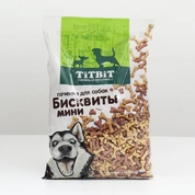 TitBit Бисквиты мясные мини печенье для собак, 500 г