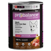 ProBalance Gourmet Diet консервы для собак Телятина/кролик, 850 г