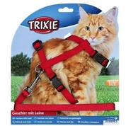 Trixie шлейка с поводком для кошек крупных пород