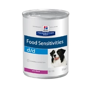 Hill's d/d консервы для собак при аллергии Утка