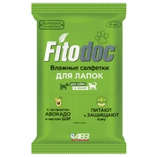 FitoDoc влажные салфетки для лап 15 шт