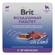 Brit Premium корм для собак мини пород с чувствительным пищеварением Ягненок паштет, 100 г