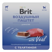 Brit Premium корм для котят Телятина паштет, 100 г