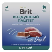 Brit Premium корм для собак мини пород Утка паштет, 100 г