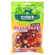TitBit лакомство для собак Мармелад мясной ассорти 120 г