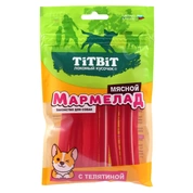 TitBit лакомство для собак Мармелад мясной с телятиной 120 г