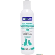 OkVet шампунь для собак и кошек профилактический с хлоргексидином 0,1%, 250 мл